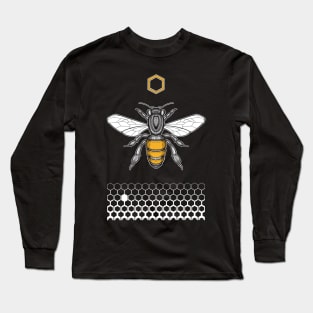 bee and honeycomb Long Sleeve T-Shirt